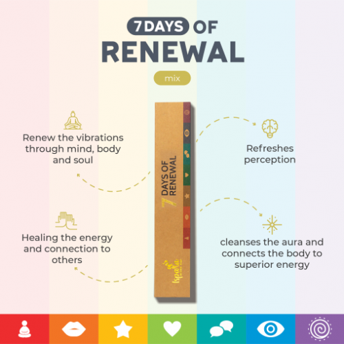 7 days of Renewal - incense