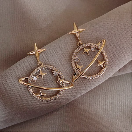 Star Planet Earrings