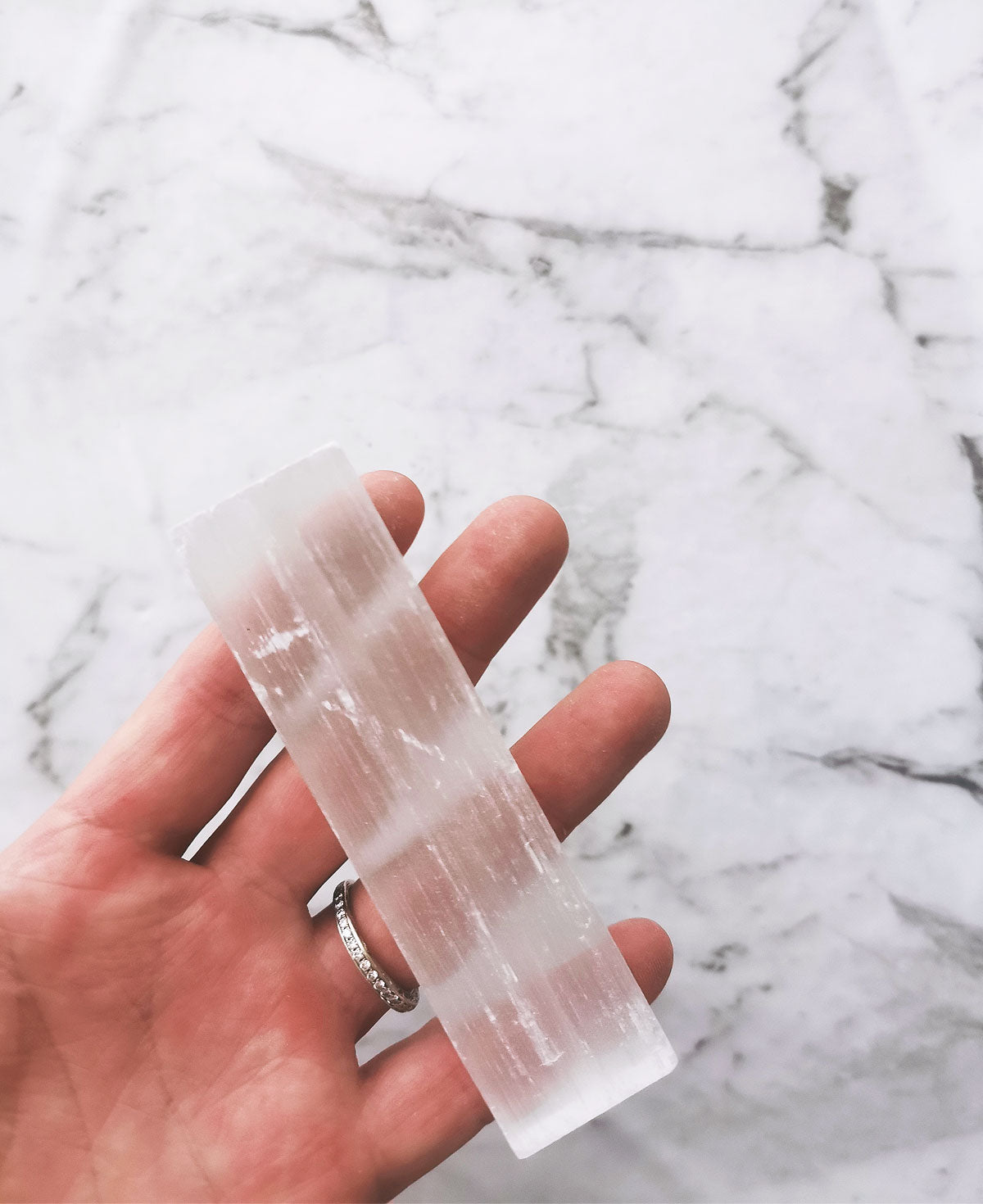 Selenite -  Charging plate rectangle