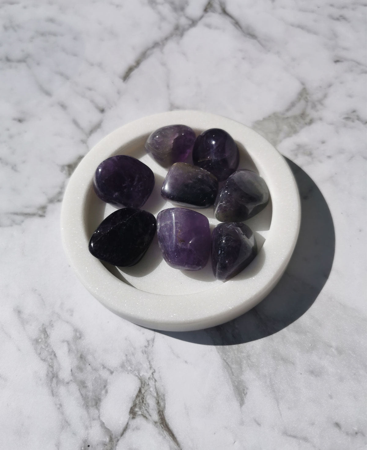 Amethyst- Tumbled stone - Crystal and Light Co
