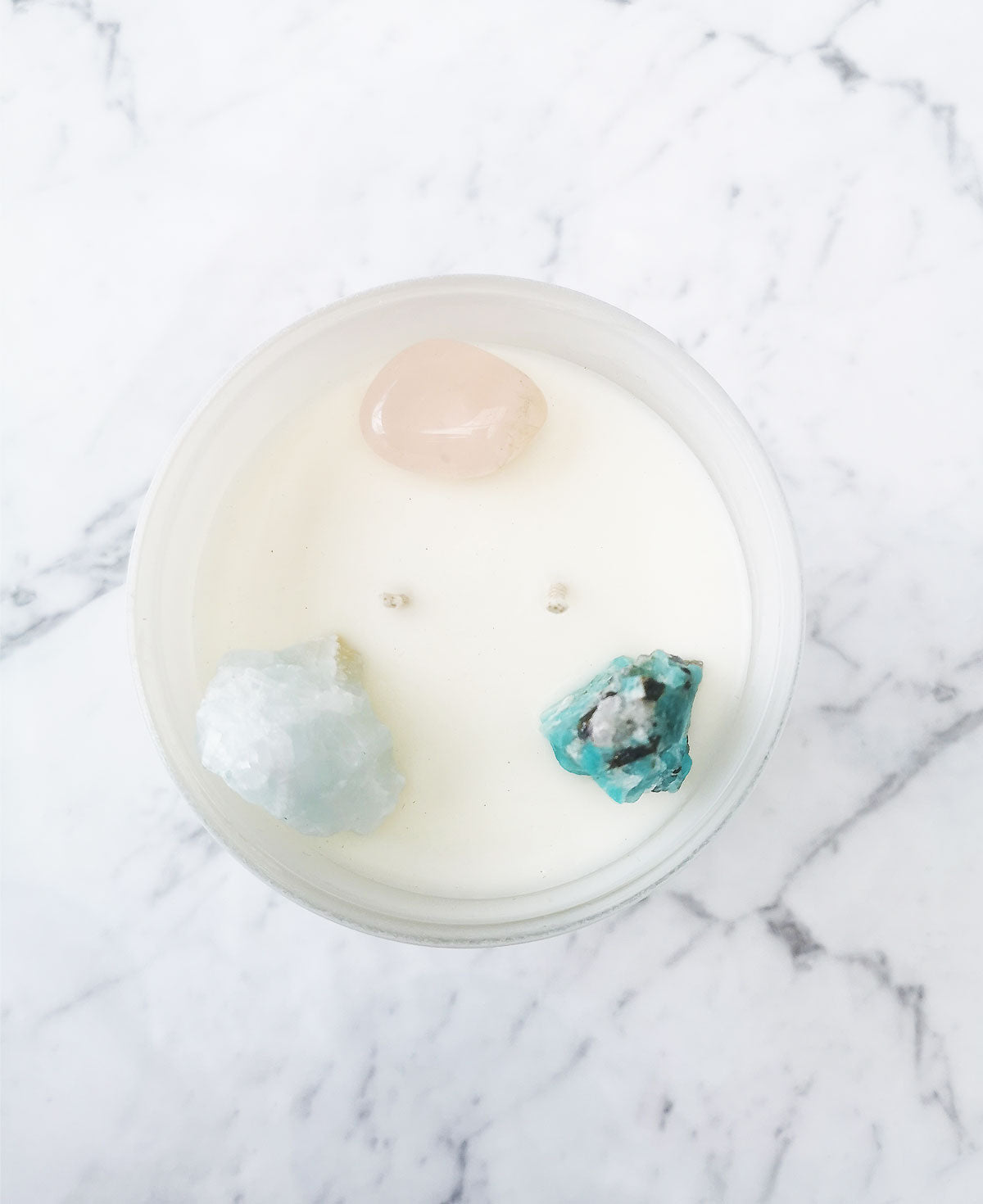 De-stress - Crystal Healing candle Large