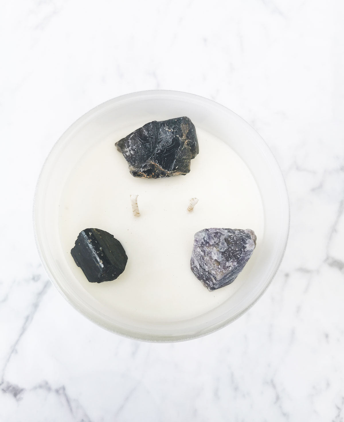 Protection - Crystal Healing candle Large