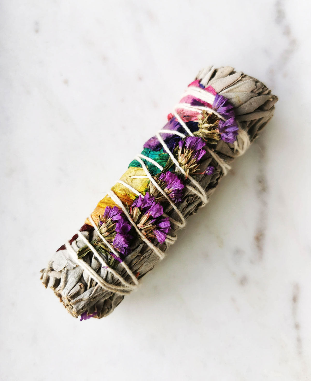 Organic Floral Smudge Stick - Crystal and Light Co