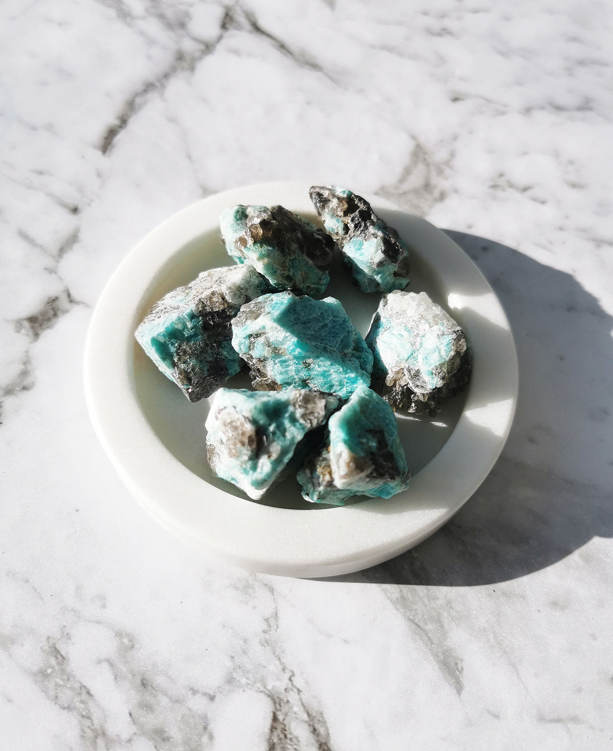 Amazonite- Raw Stone Crystal - Crystal and Light Co