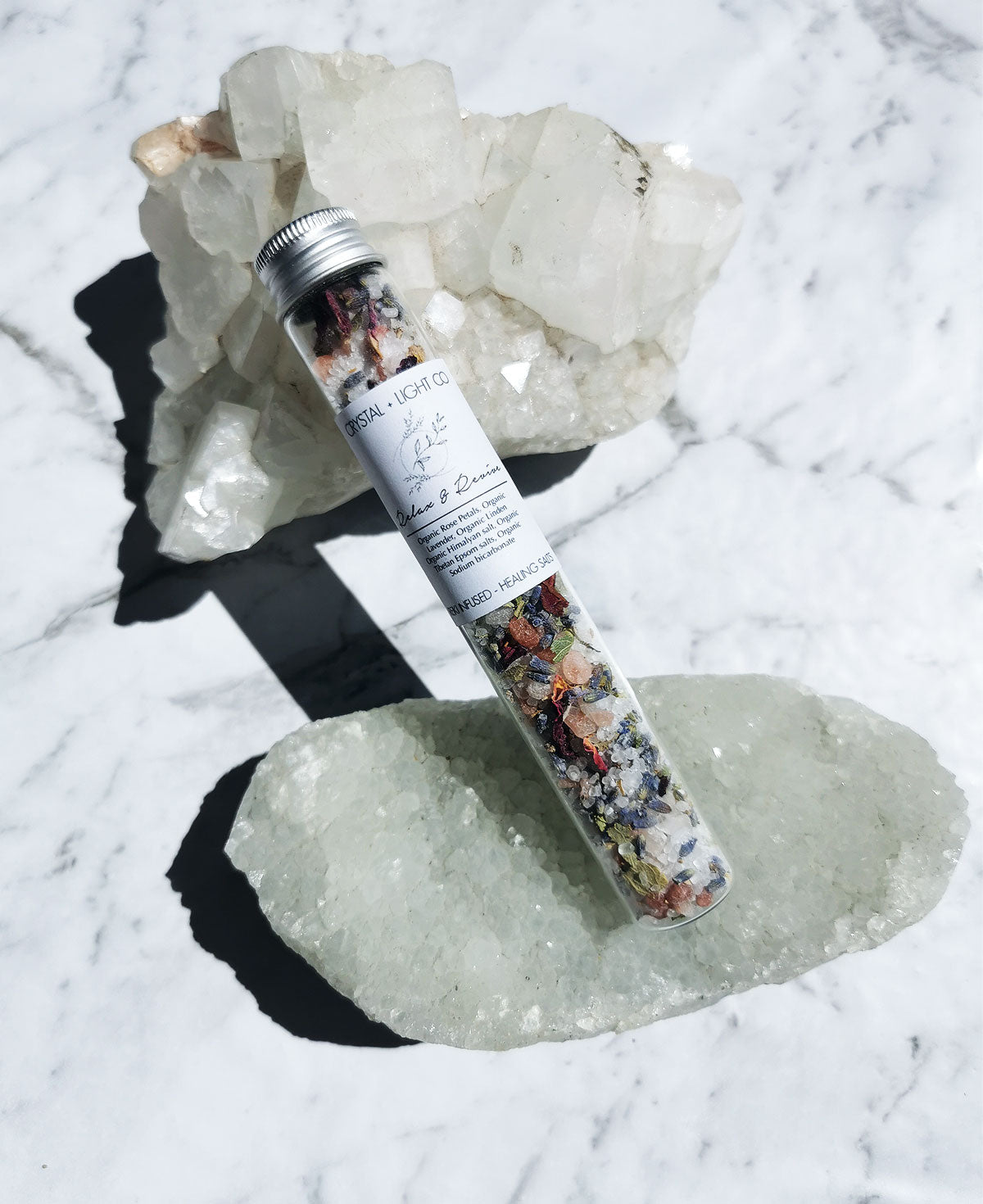 Relax & Revive- Test tube Organic Bath Salts- UPDATED