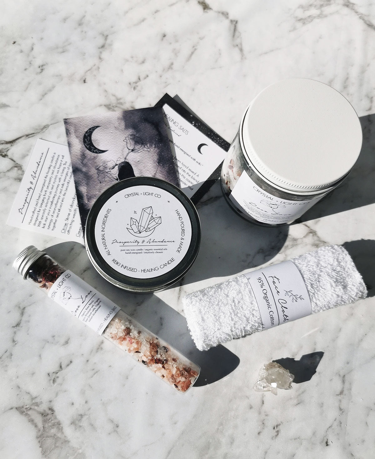 Wellbeing Gift Pack- Love - Crystal and Light Co