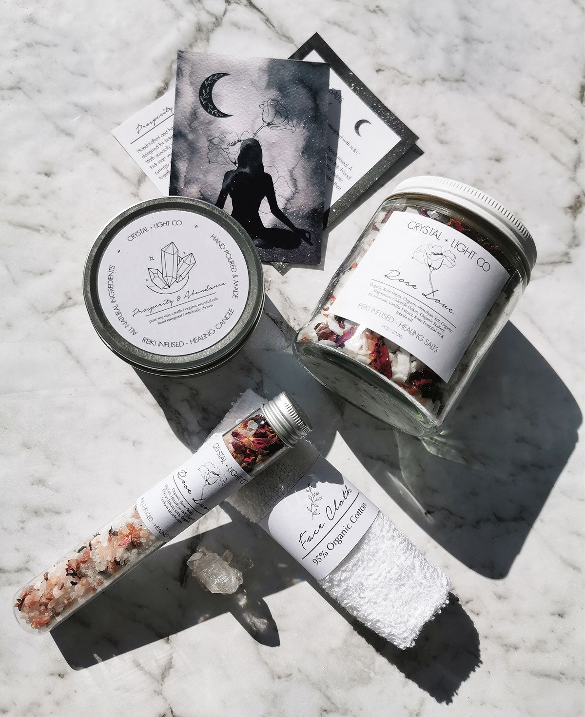 Wellbeing Gift Pack- Love - Crystal and Light Co