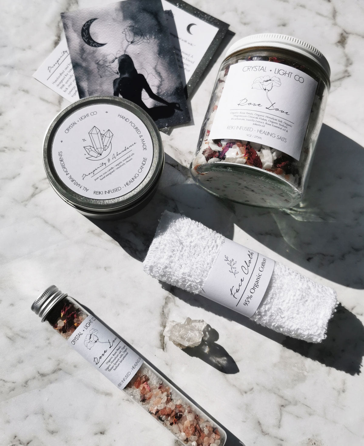 Wellbeing Gift Pack- Love - Crystal and Light Co