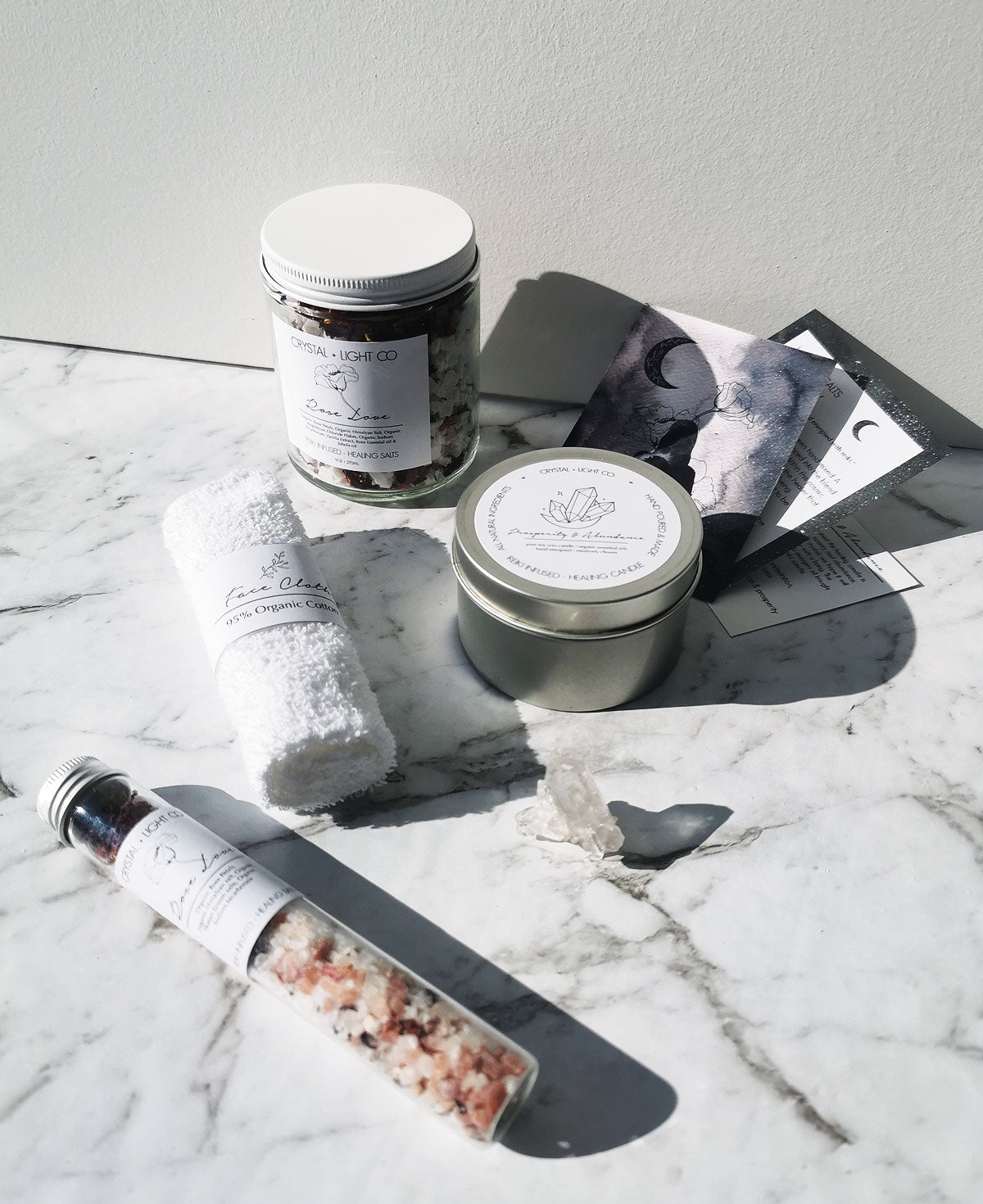 Wellbeing Gift Pack- Love - Crystal and Light Co